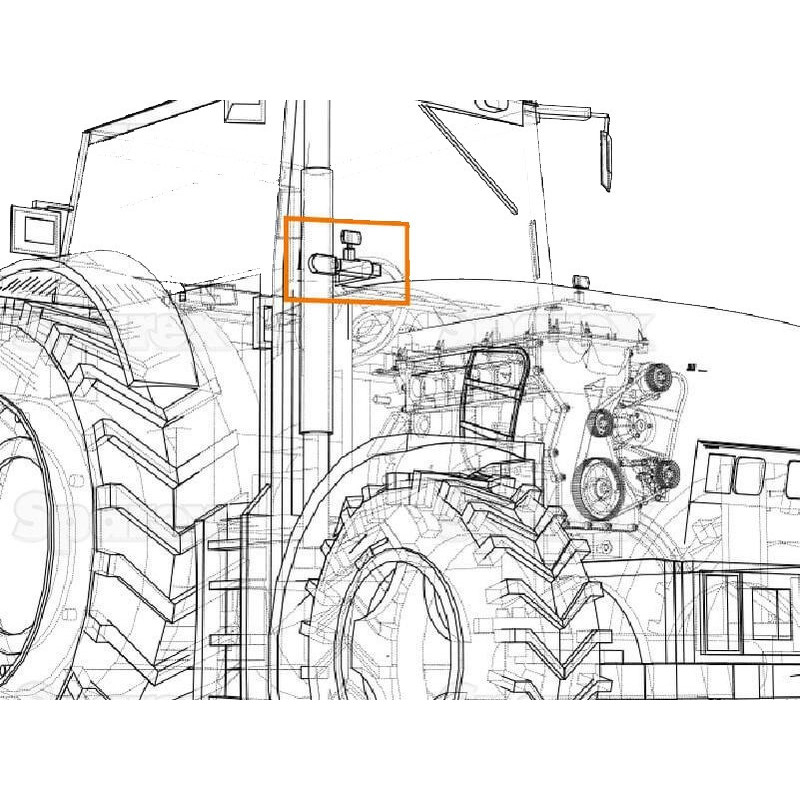 PHARE DE TRAVAIL OVALE A LED 4500 LUMENS ADAPTABLE NEW HOLLAND