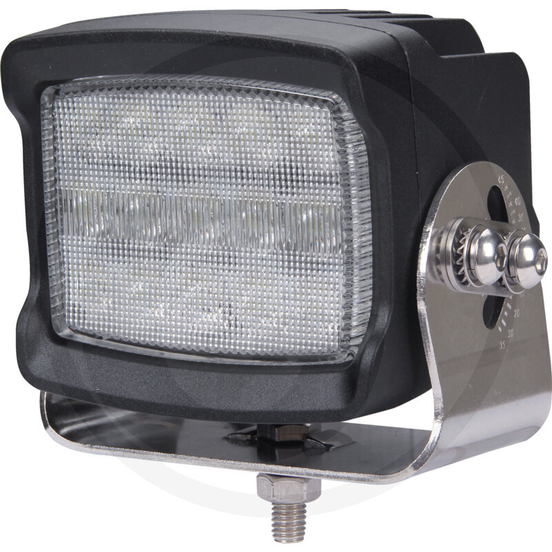 PHARE DE TRAVAIL CARRE 15 LED 6000 LUMENS ECLAIRAGE LONGUE PORTEE