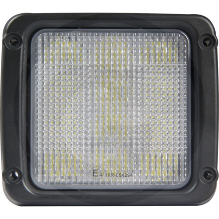 PHARE DE TRAVAIL CARRE 12 LED 3800 LUMENS CONNECTEUR DEUTSCH ADAPTABLE DEUTZ SAME LAMBORGHINI 2.8039.160.0