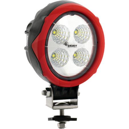 PHARE DE TRAVAIL LED 1550 LUMENS OVALE CADRE ENJOLIVEUR INTERCHANGEABLE ECLAIRAGE LONGUE PORTEE