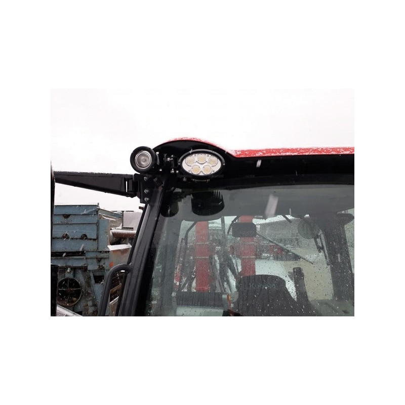 PHARE DE TRAVAIL ROND 2800 LUMENS ECLAIRAGE LONGUE PORTEE ADAPTABLE CASE IH JOHN DEERE