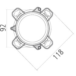 PHARE DE CROISEMENT LED 2000 LUMENS ADAPTABLE FENDT MASSEY FERGUSON NEW HOLLAND STEYR 4352675M3 47056439